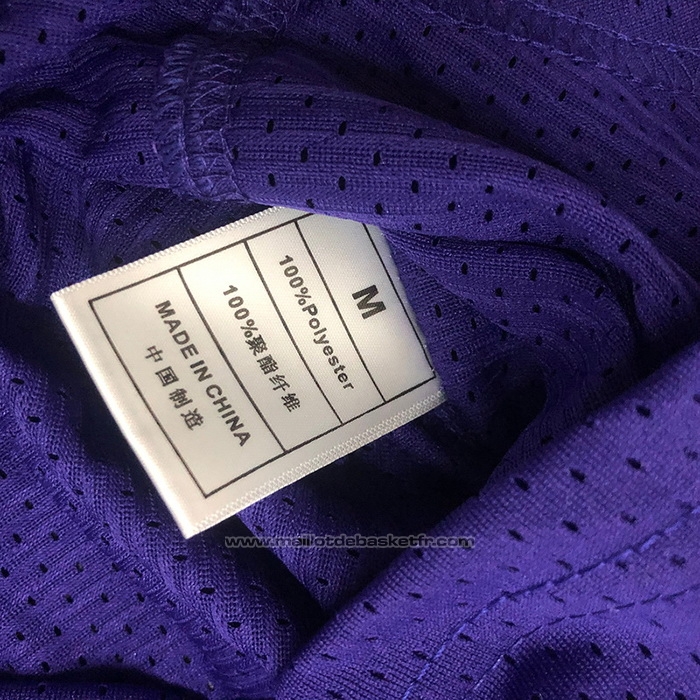 Maillot Manche Courte Los Angeles Lakers Magic Johnson #32 Volet